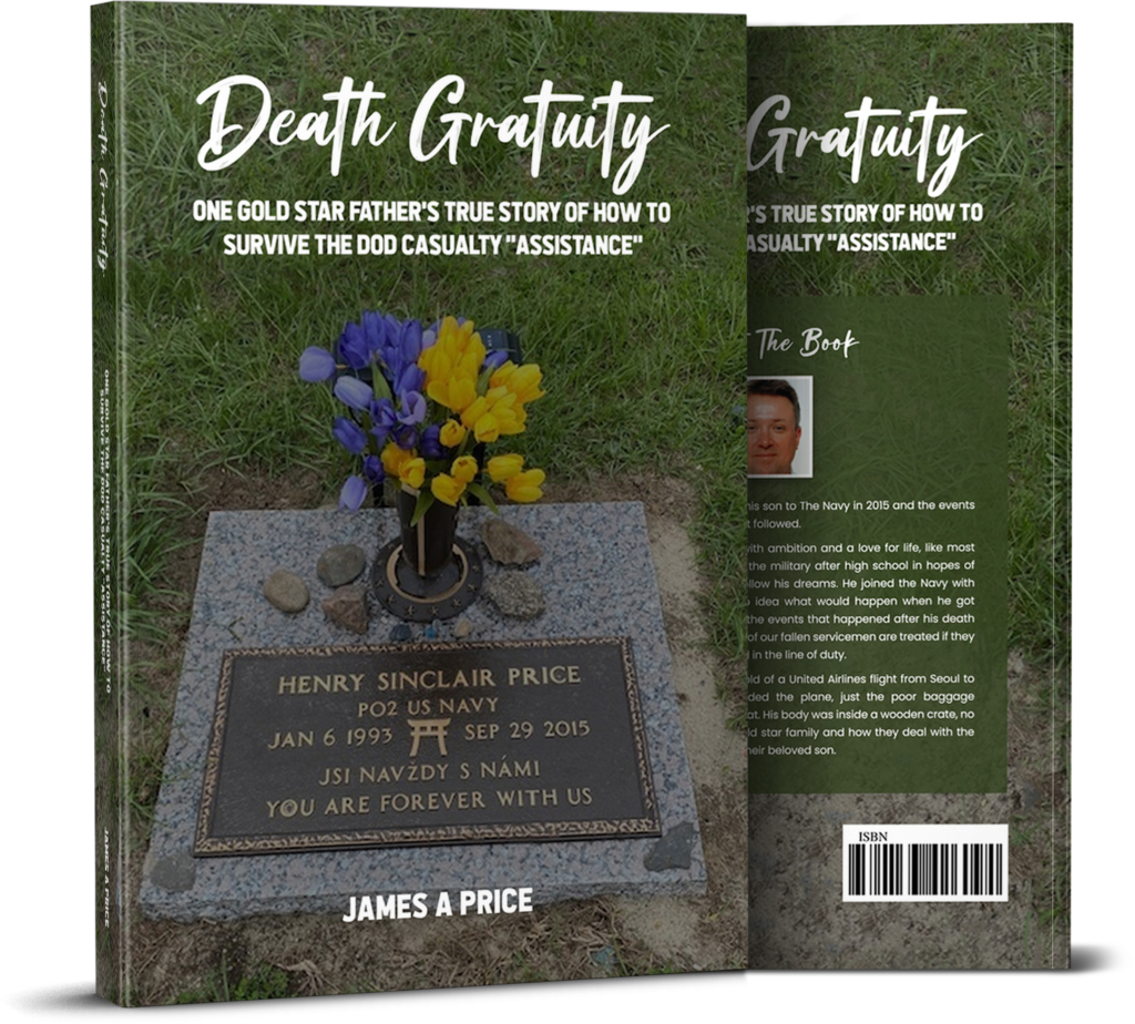 Death Gratuity Book by Author James A Price