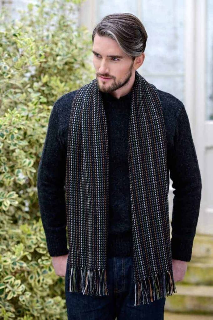 Men's wool scarves