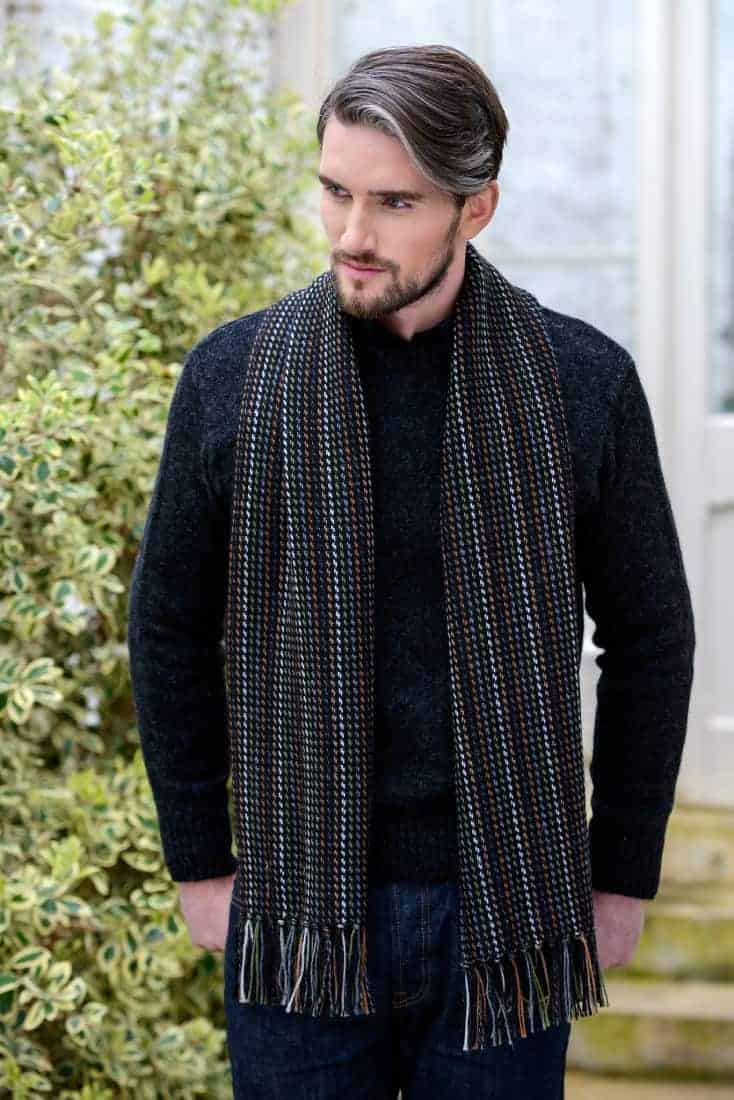 Men's wool scarves