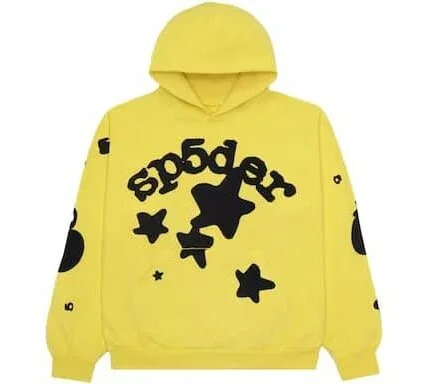 Gold Sp5der Beluga Hoodie Epitome of Style and Comfort