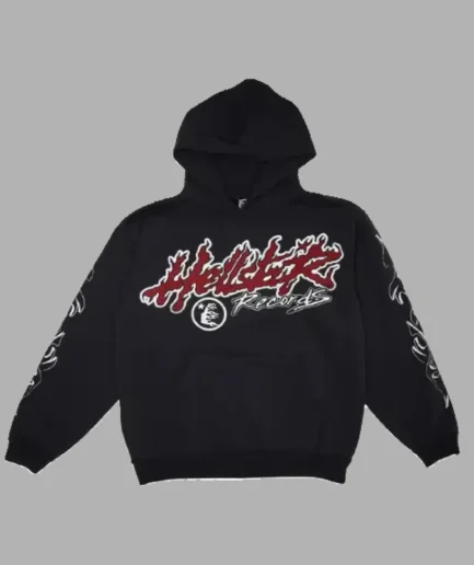 Black Hellstar Records World Tour Hoodie