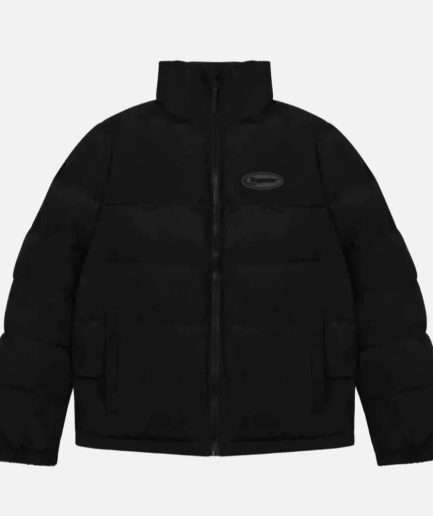 Trapstar Hyperdrive Puffer Coat Black White