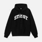 Stüssy Block Sport Pigment Dyed Hoodie Herren Schwarz